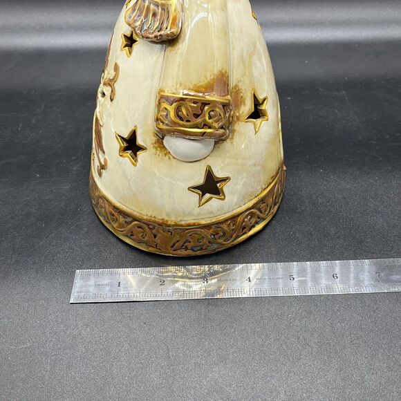 Kirkland's Home Snowman 9.25" Votive Candle Holder tealight christmas winter - Picture 8 of 9